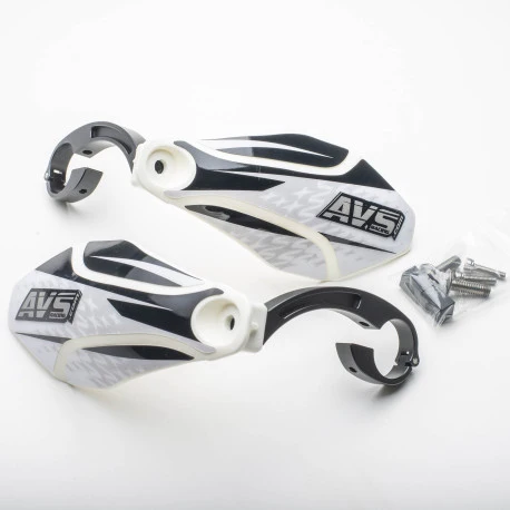 AVS KIT DECO Alu håndskærm hvid/sort