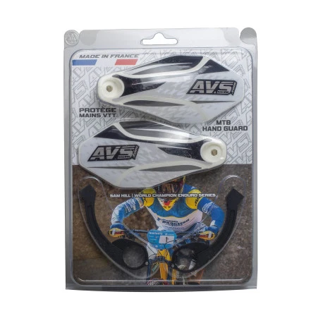AVS KIT DECO Alu håndskærm hvid/sort