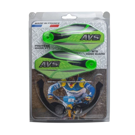 AVS KIT DECO håndskærm alu-ben grøn/sort