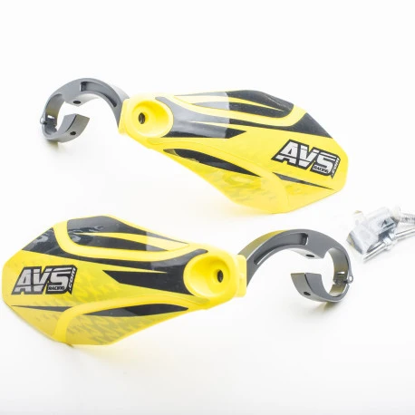 AVS KIT DECO håndskærm alu-ben gul/sort