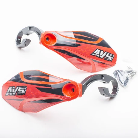 AVS KIT DECO håndskærm alu-ben rød/sort