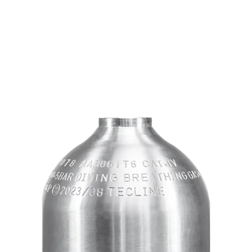 11,1L Alu. Flaske 207 Bar - uden ventil