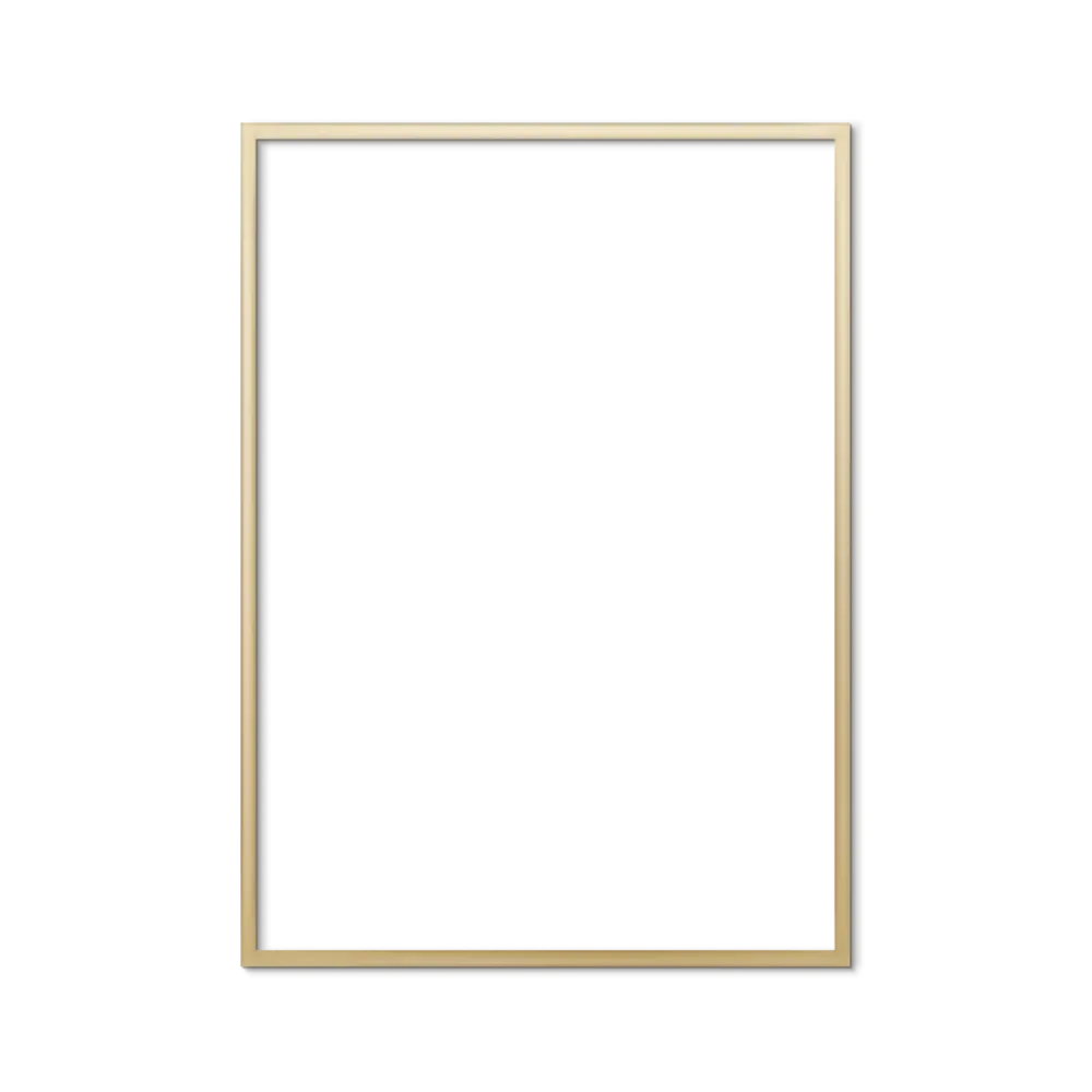 Ramme – Messing (Glas) 30