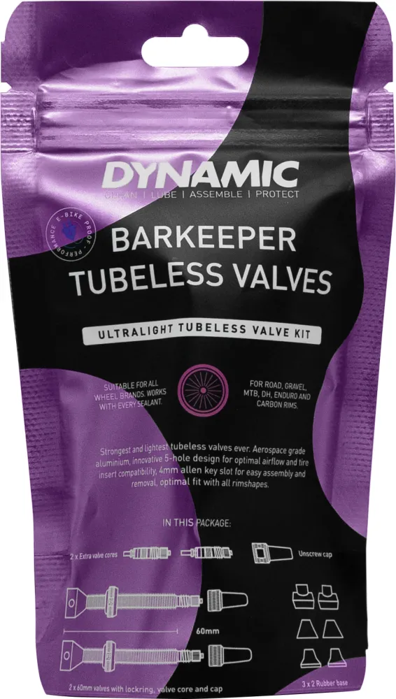 Stackable Design Dynamic Bar Keeper Tubeless Ventilkit 44mm