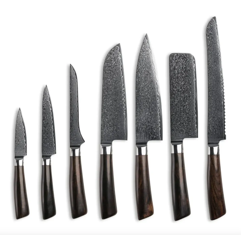Knivsæt i Rose fra Qookware