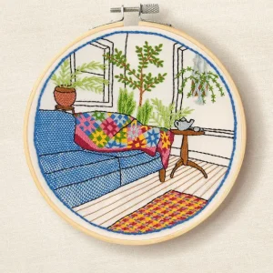 Vinterhave Karin Solid Woven broderi kit, DMC (TB234)