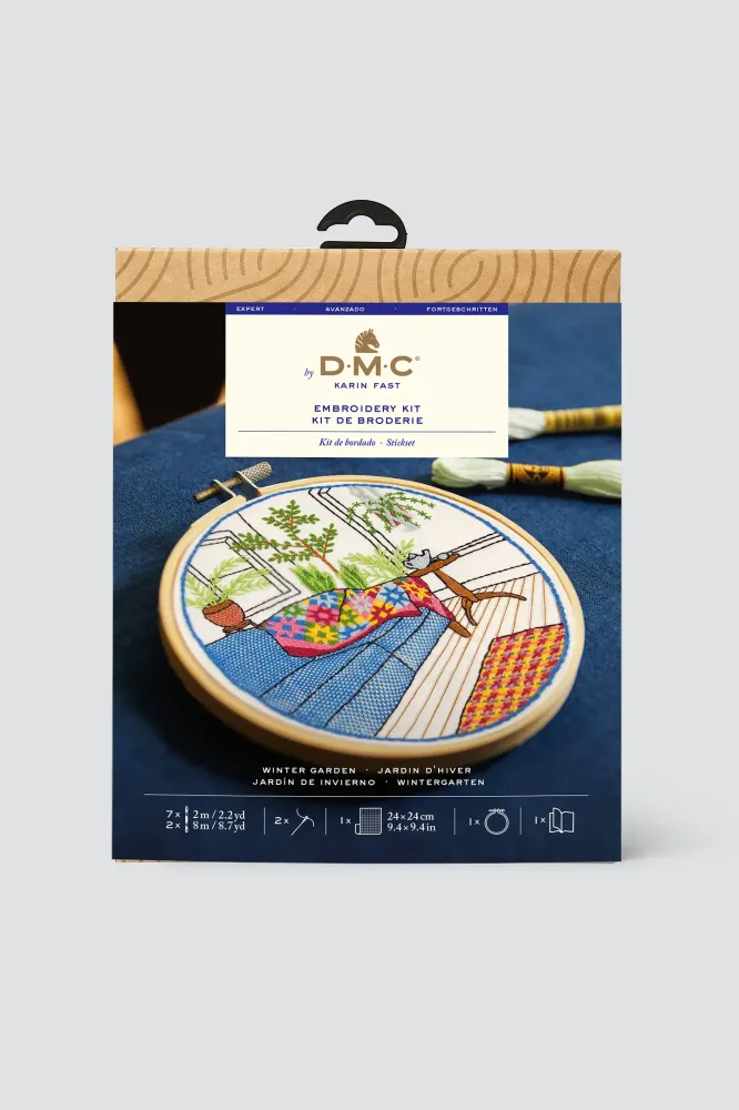Vinterhave Karin Solid Woven broderi kit, DMC (TB234)