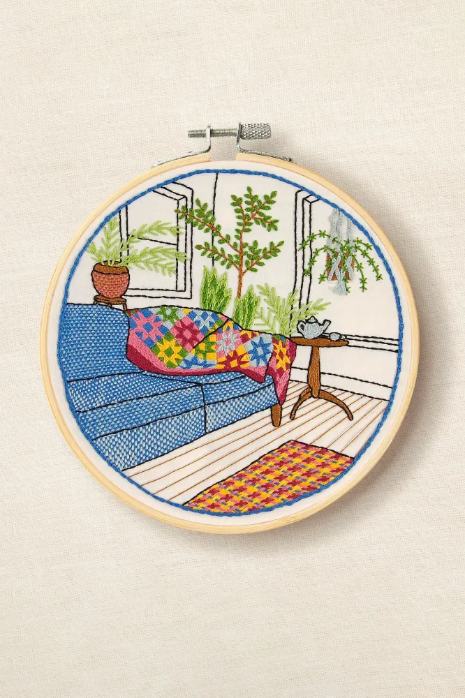 Vinterhave Karin Solid Woven broderi kit, DMC (TB234)