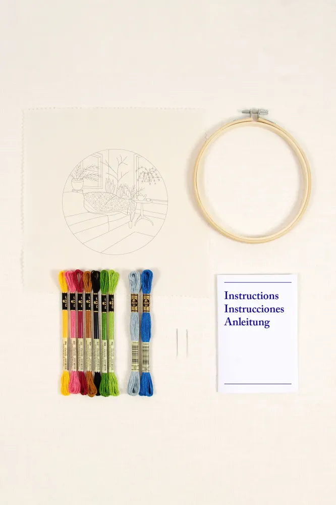 Vinterhave Karin Solid Woven broderi kit, DMC (TB234)