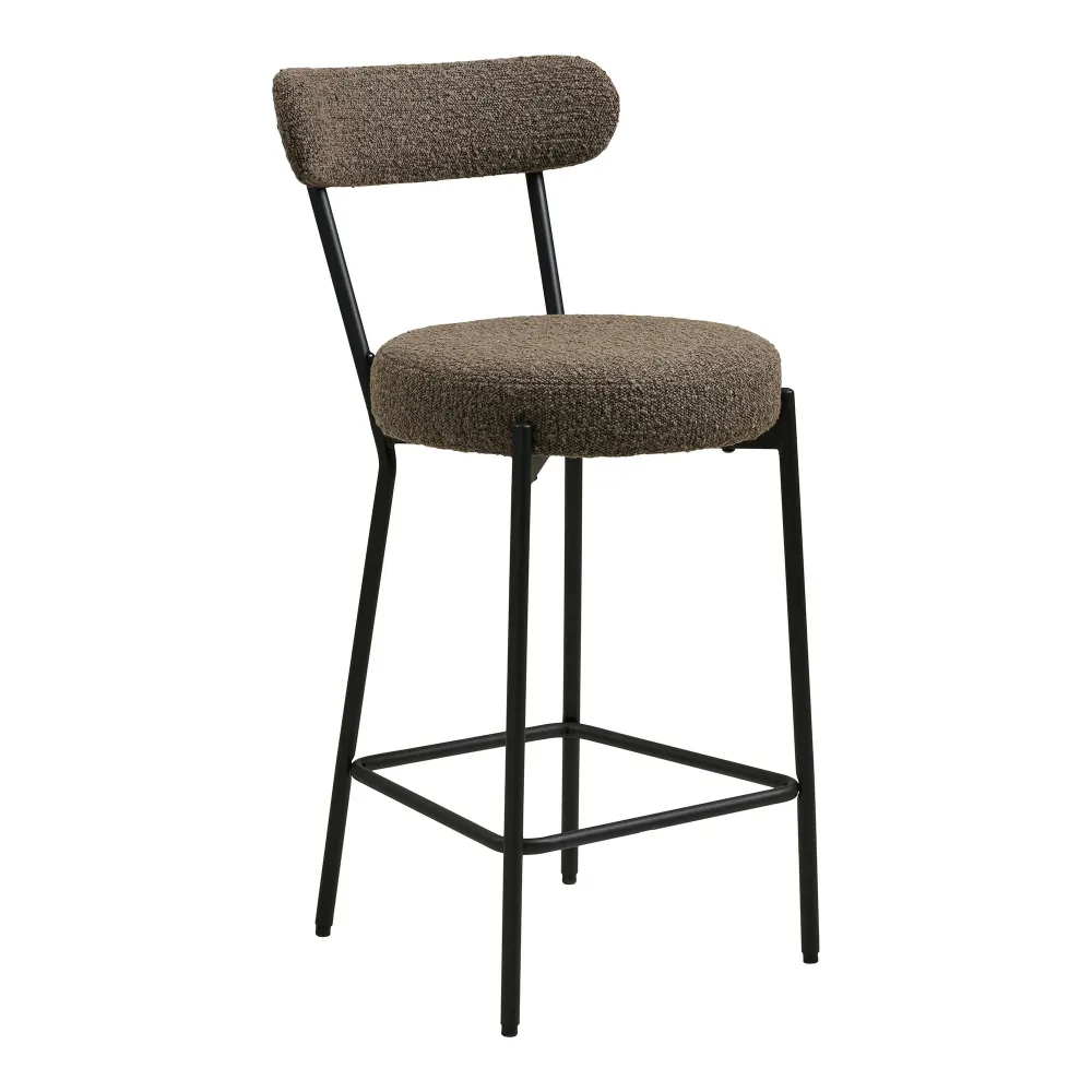 Badalona Counterstol - Counterstol, Bouclé, Brun, Sorte Ben Hn1064 Storage Cabinet