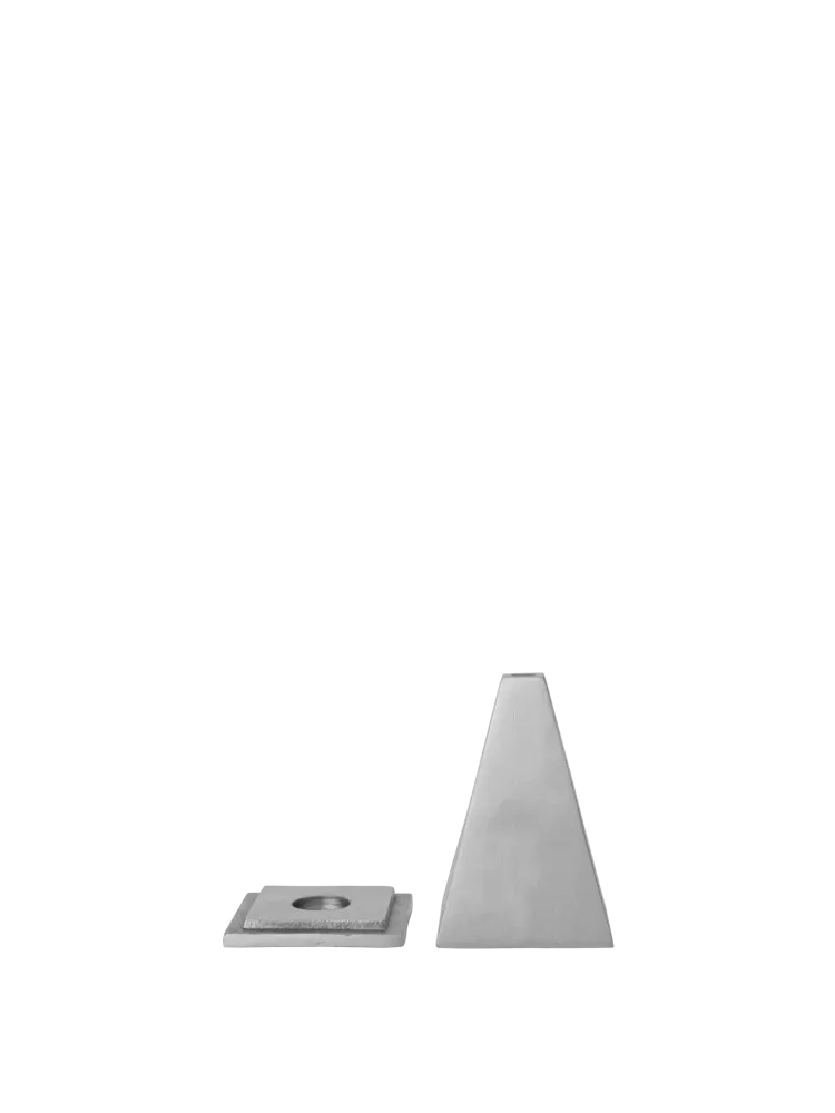 Pyra Incense Cone Burner - Brushed Aluminium