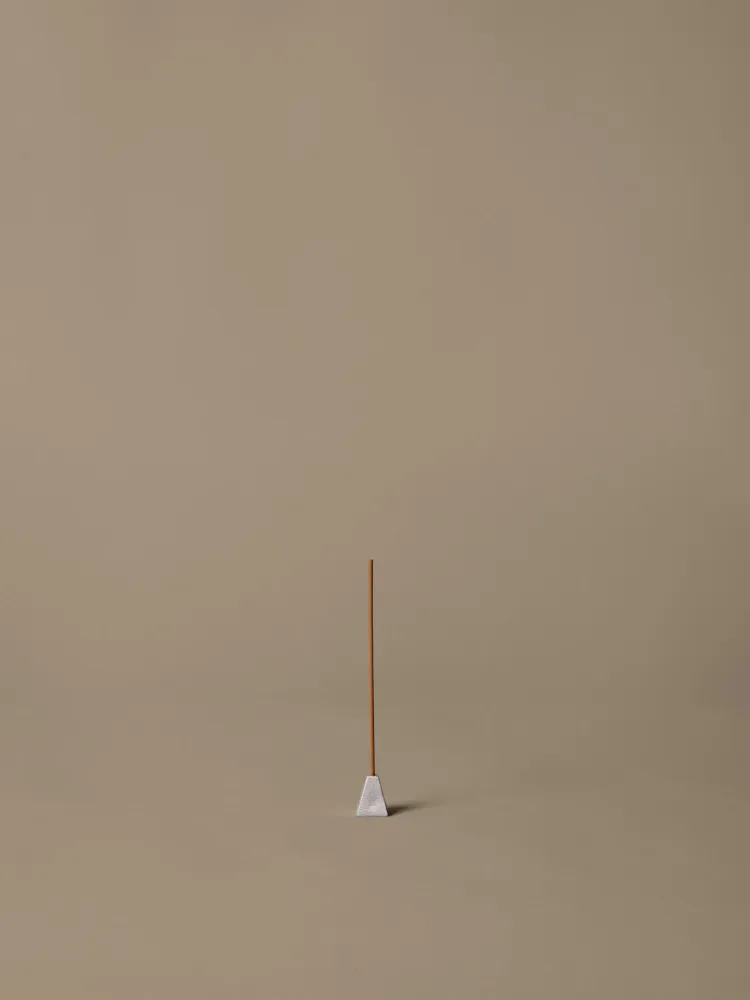 Pyra Incense Stick Holder - Brushed Aluminium