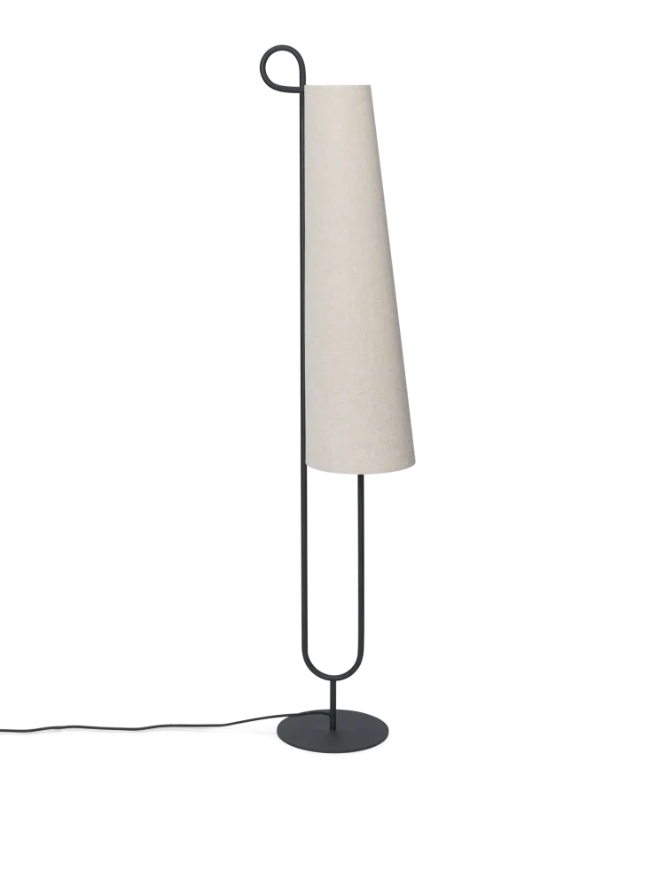 Ancora Floor Lamp - Black/Natural Ferm Living - DK