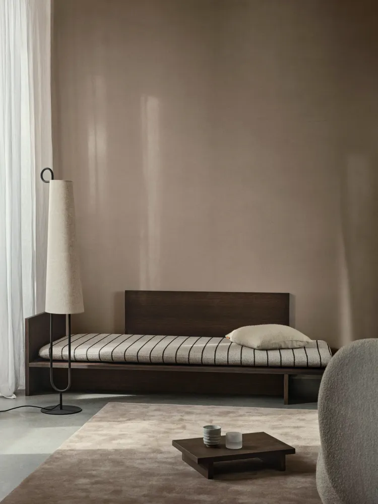Ancora Floor Lamp - Black/Natural Ferm Living - DK