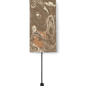 Argilla Wall Lamp - Rectangular - Marble Mocha Ferm Living - DK