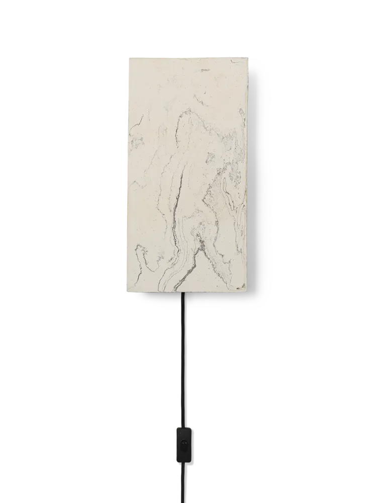 Argilla Wall Lamp - Rectangular - Marble White Ferm Living - DK
