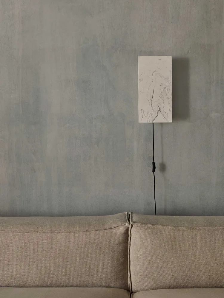 Argilla Wall Lamp - Rectangular - Marble White Ferm Living - DK