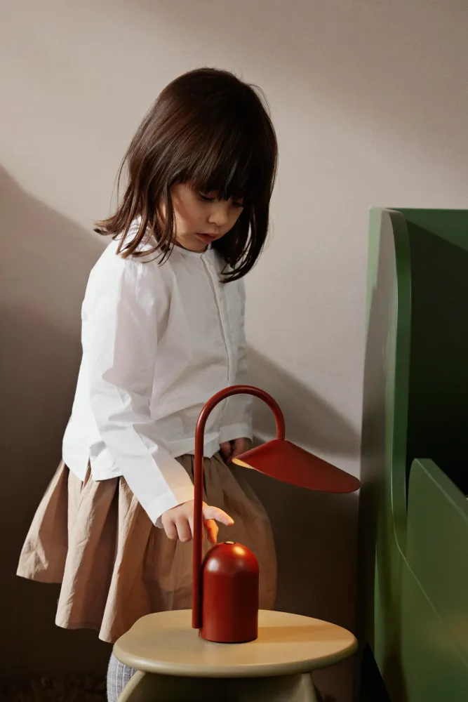 Arum Portable Lamp - Oxide Red Ferm Living - DK