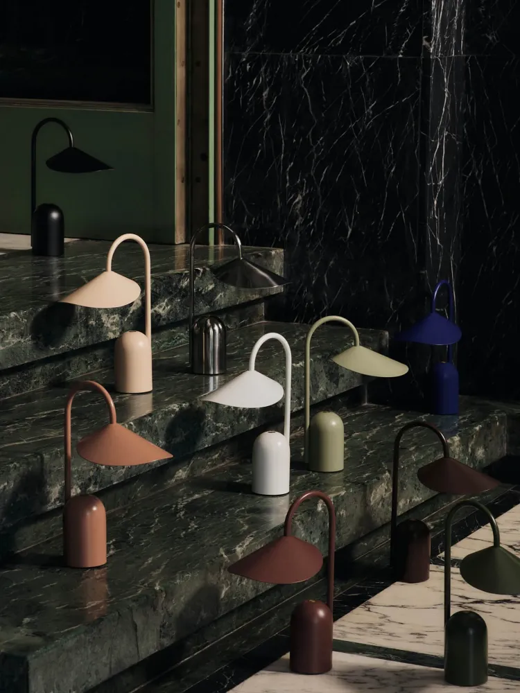Arum Portable Lamp - Oxide Red Ferm Living - DK