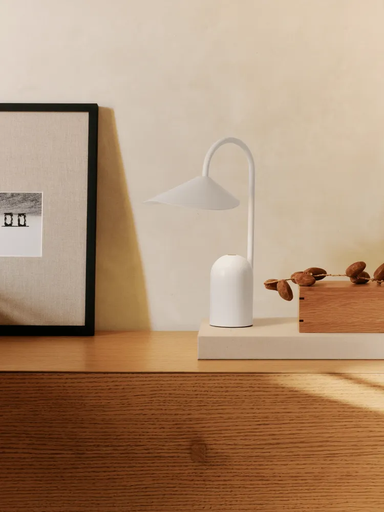 Arum Portable Lamp - White Ferm Living - DK