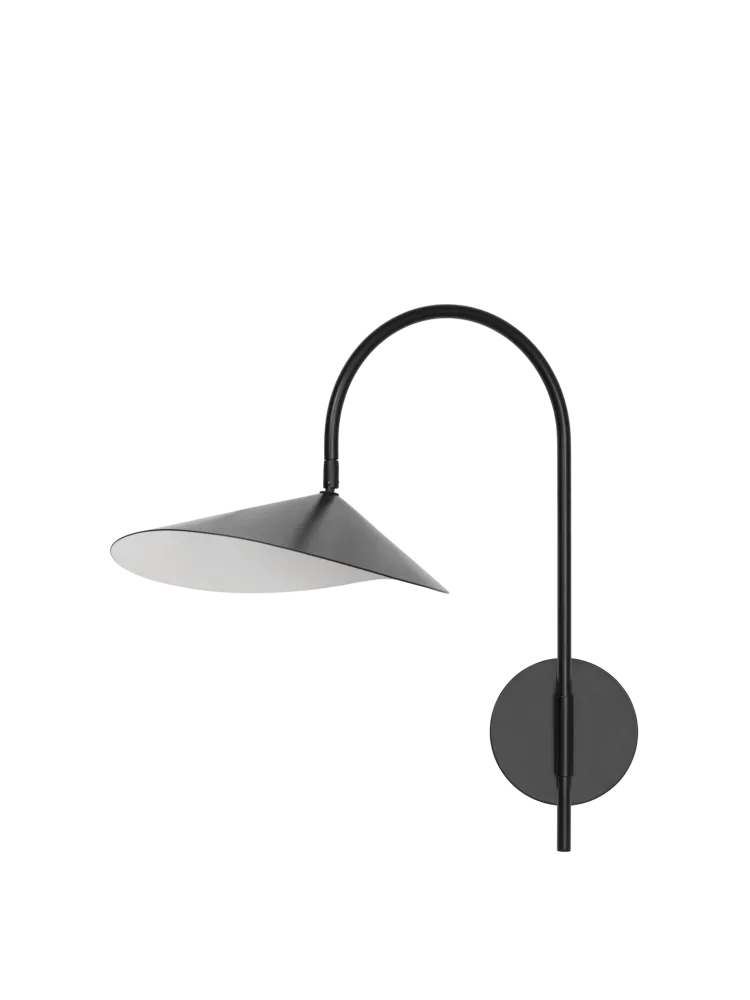 Arum Swivel Wall Lamp - Hardwired - Black Ferm Living - DK