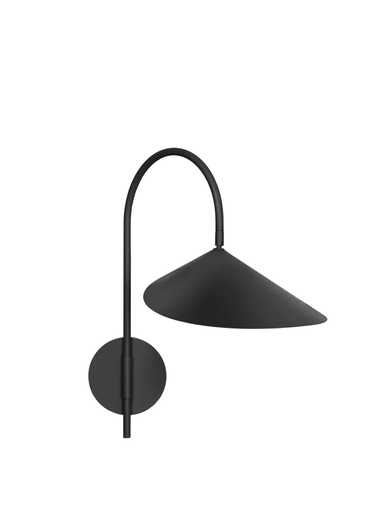 Arum Swivel Wall Lamp - Hardwired - Black Ferm Living - DK