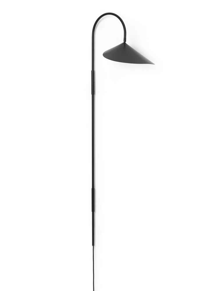 Arum Swivel Wall Lamp Tall - Black Ferm Living - DK