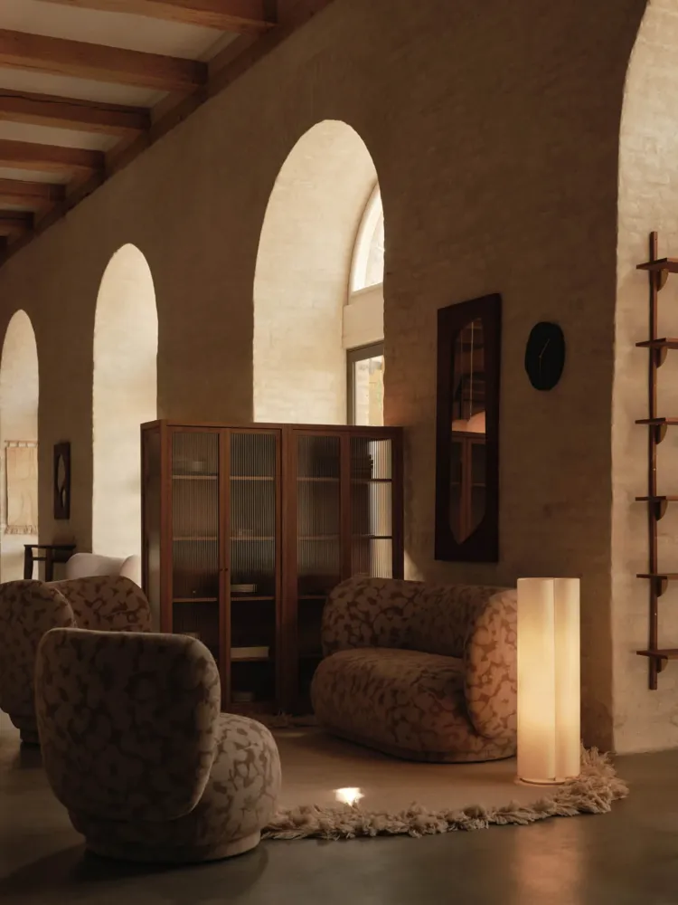 Boe Floor Lamp - Silver/Natural Ferm Living - DK