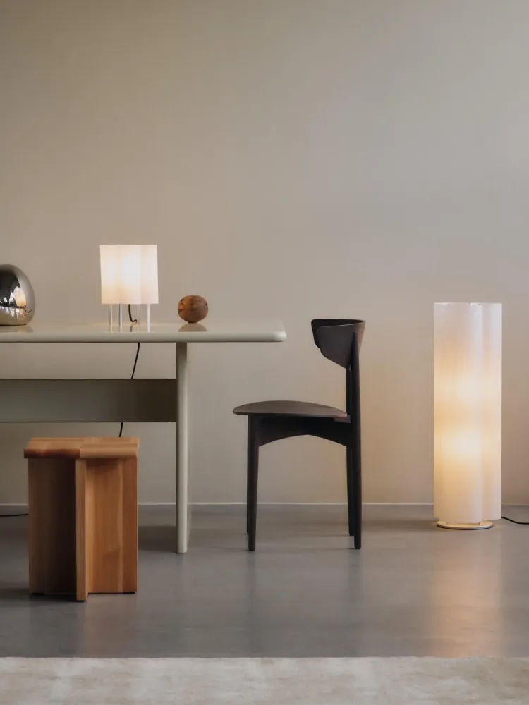 Boe Table Lamp - Silver/Natural Ferm Living - DK