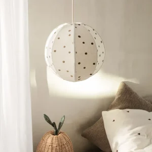 Dots Embroidered Textile Lampshade Ferm Living - DK