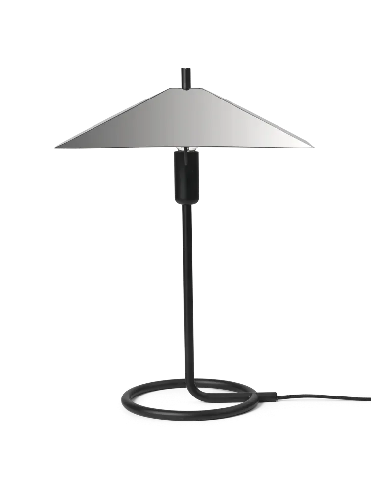 Filo Table Lamp Square - Black/Mirror Polished Ferm Living - DK