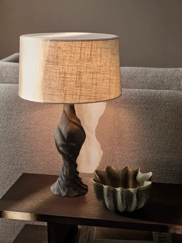 Moltan Lamp Base - Black Ferm Living - DK