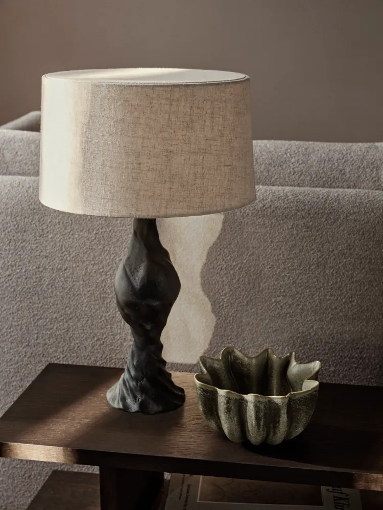 Moltan Lamp Base - Black Ferm Living - DK