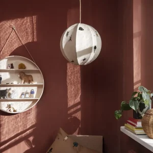 Park Embroidered Textile Lampshade Ferm Living - DK