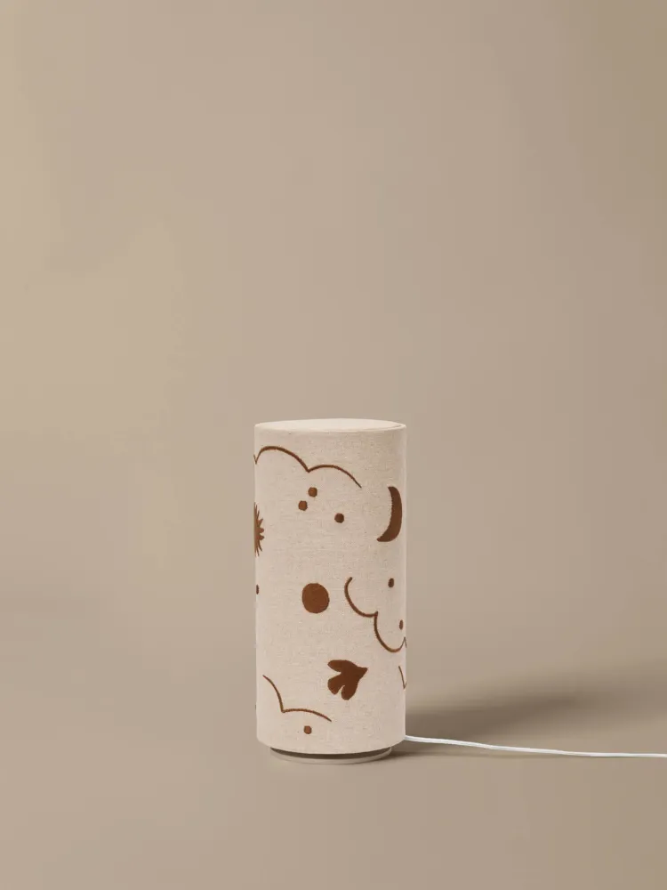 Skye Table Lamp - Natural/Bronze Ferm Living - DK