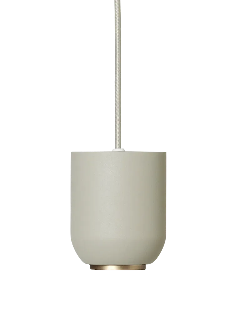 Socket Pendant Bell - Light Grey Ferm Living - DK
