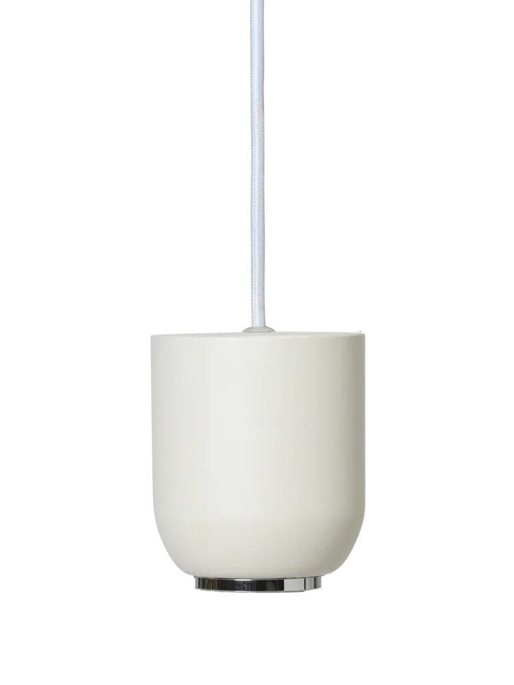 Socket Pendant Bell - White Ferm Living - DK