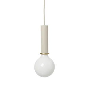 Socket Pendant High - Light Grey Ferm Living - DK