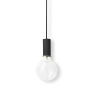 Socket Pendant Low - Black Ferm Living - DK