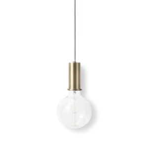 Socket Pendant Low - Brass Ferm Living - DK