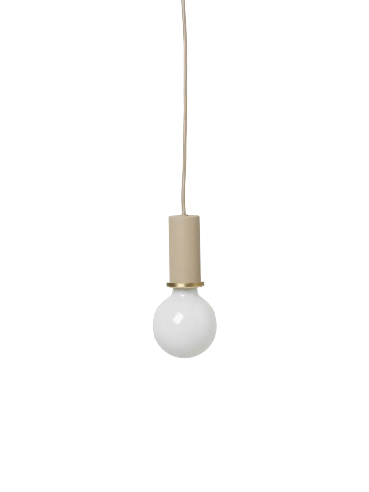 Socket Pendant Low - Cashmere Ferm Living - DK
