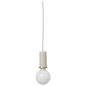 Socket Pendant Low - Light Grey Ferm Living - DK