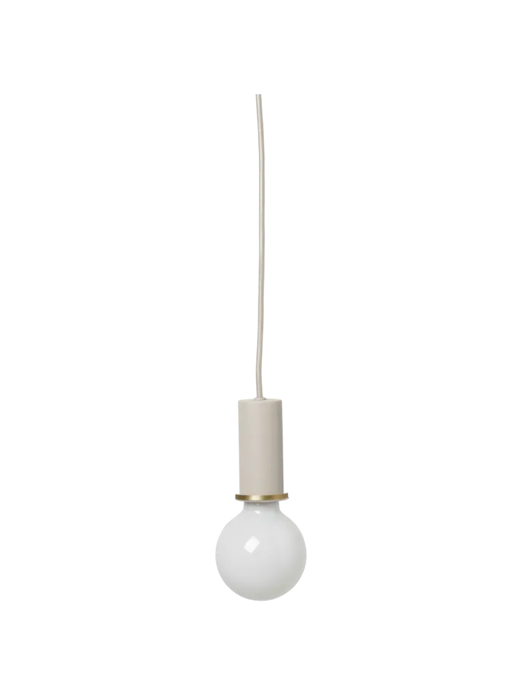 Socket Pendant Low - Light Grey Ferm Living - DK