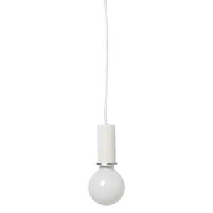 Socket Pendant Low - White Ferm Living - DK