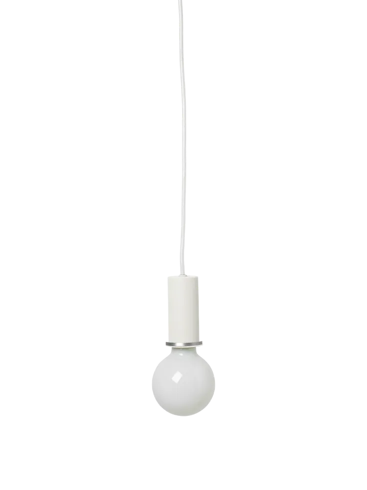 Socket Pendant Low - White Ferm Living - DK