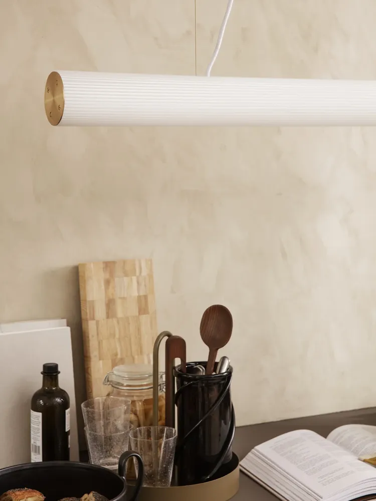 Vuelta Pendant 100 - White/Brass Ferm Living - DK