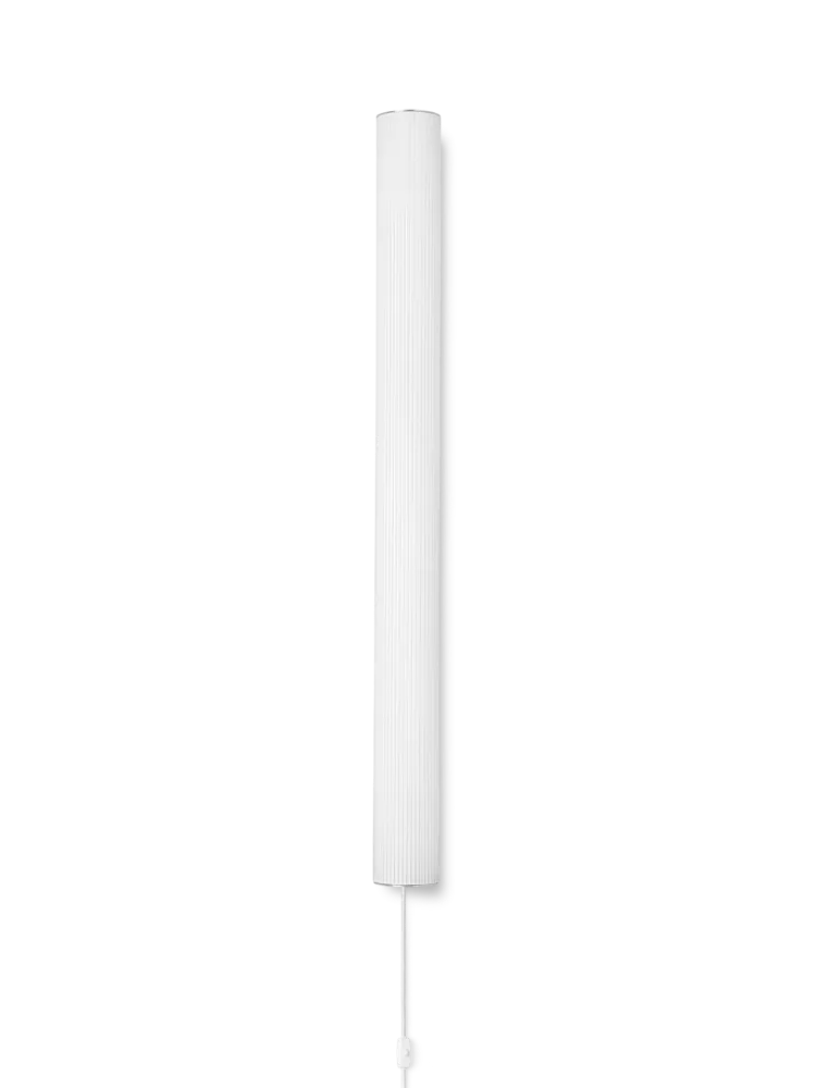 Vuelta Wall Lamp 100 - White/Stainless Steel Ferm Living - DK