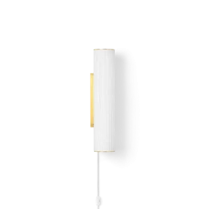 Vuelta Wall Lamp 40 - White/Brass Ferm Living - DK