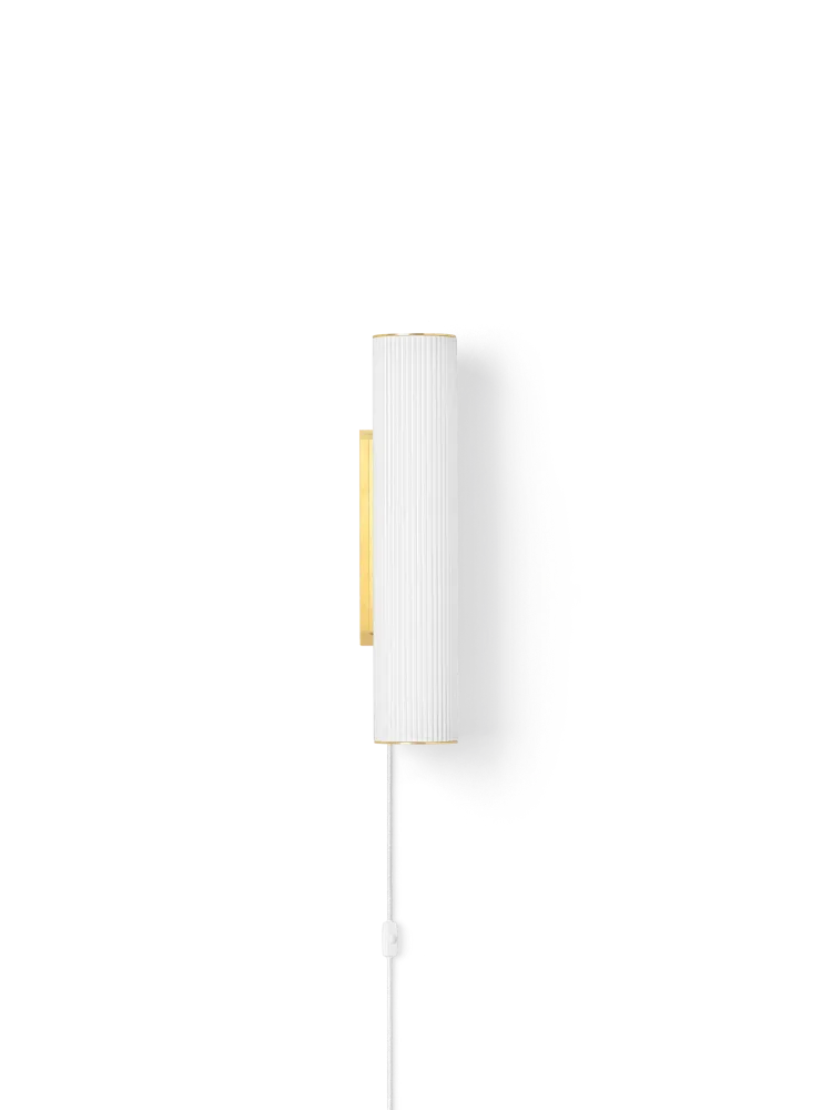 Vuelta Wall Lamp 40 - White/Brass Ferm Living - DK