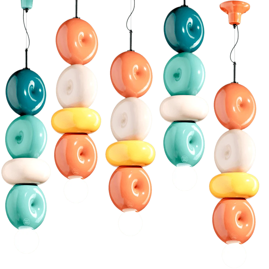 DONUT KERAMISK STOR STABLET PENGELAMPE FERROLUCE